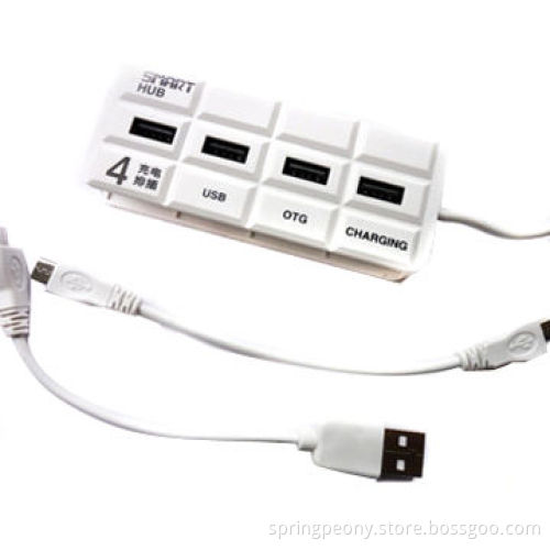 High-speed Smart USB Hub with 4 Ports